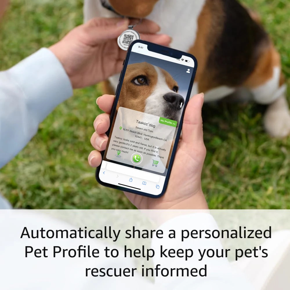 PawTrace — QR Pet Tag for Dogs &amp; Cats, Instant Location Alerts